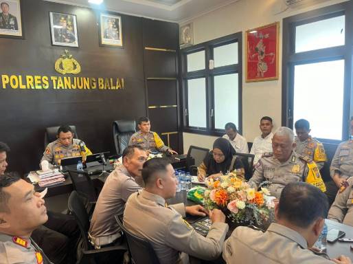  Polres Tanjung Balai & Dinas Pertanian Pemko Ikuti Zoom Meeting Rapat Koordinasi Ketahanan Pangan Bersama Irwasum Mabes Polri