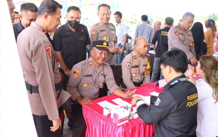  Polres Morowali Gelar Bhakti Sosial di HUT Ke-5