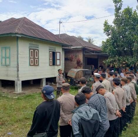  Polres Samosir Kawal Ketat Eksekusi Lahan dan Bangunan di Desa Lumban Suhi-Suhi Toruan