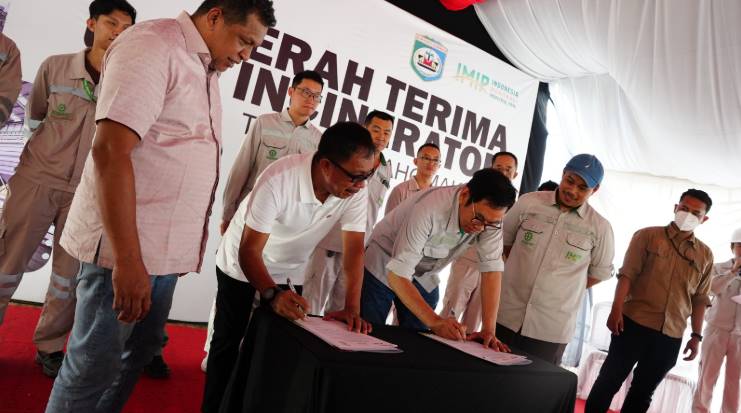  PT IMIP Hibahkan Incinerator ke Pemda Morowali, Bantu Atasi Problem Sampah