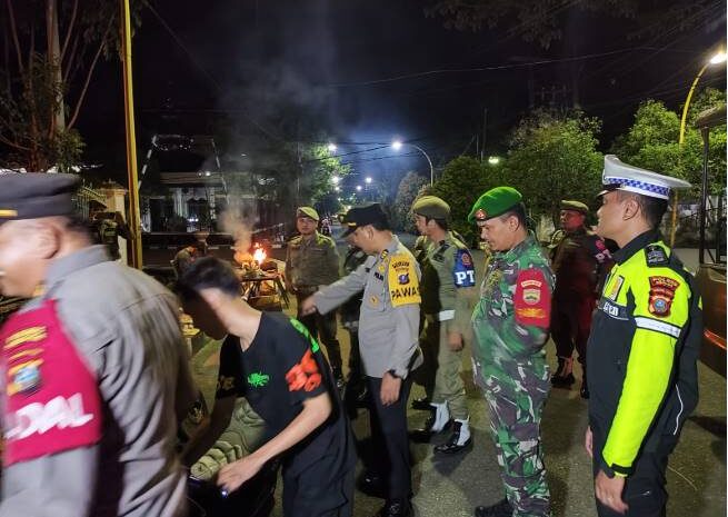  Polres Sibolga Aktif Patroli Tiga Pilar dan Razia Cegah Aksi Kenakalan Remaja