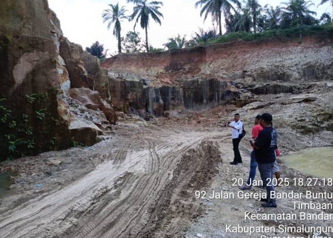  Satreskrim Polres Simalungun Tindaklanjuti Aduan Dugaan Tambang Ilegal di Bandar Rakyat