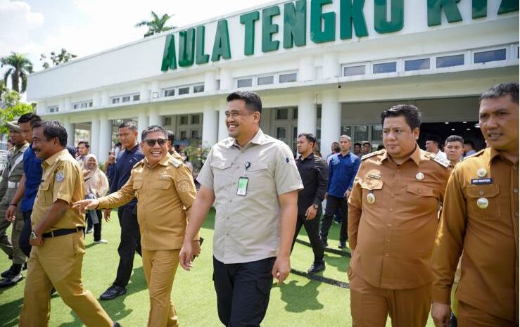  Bobby Nasution Hadiri Rapat Koordinasi Bidang Pangan Bersama Menteri Zulhas