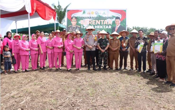  Polres Binjai Dukung Program Ketahanan Pangan