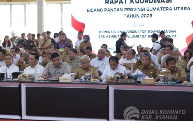  Bupati Asahan Ikuti Rakor Bidang Pangan Sumut Bersama Menteri Kordinator Bidang Pangan Indonesia