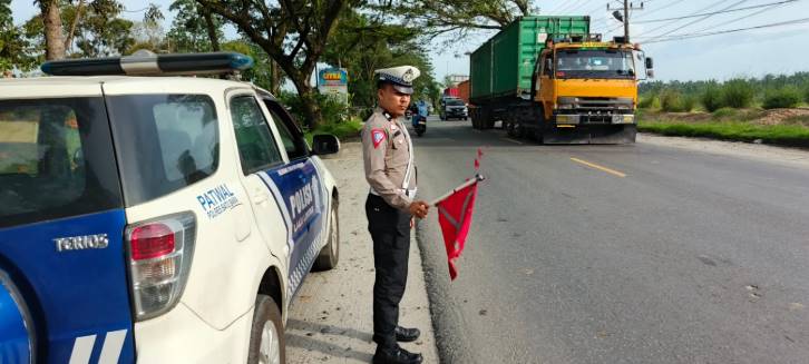  Satlantas Polres Batubara Gelar Patroli Preventif Tingkatkan Keamanan Lalu Lintas