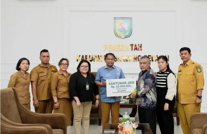  Guru Sekolah Minggu di Sergai Bersyukur atas Tali Kasih dan BPJS Ketenagakerjaan