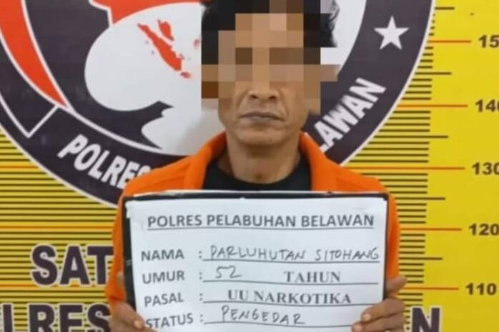  Sat Narkoba Polres Pelabuhan Belawan Gerebek Sarang Narkoba, Tiga Pelaku Ditangkap di Kayu Putih