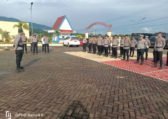  Polres Morowali Kerahkan 172 Personel Amankan Tahun Baru Imlek 2025