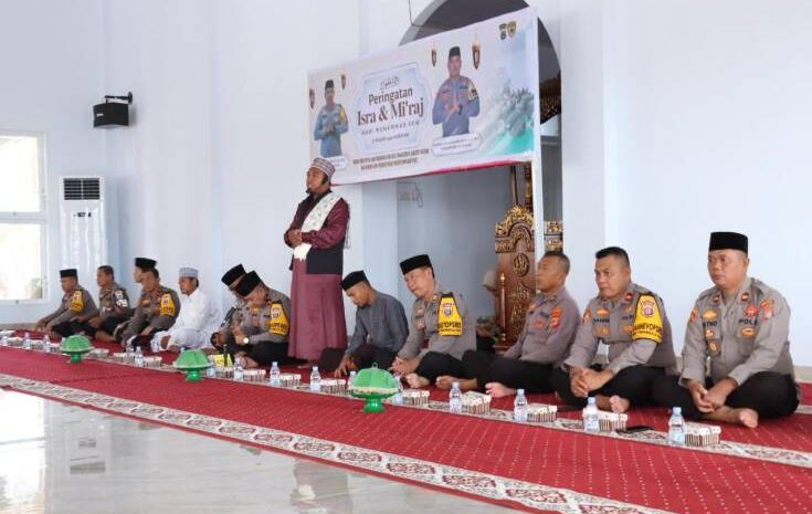  Polres Morowali Gelar Peringatan Isra’ Mi’raj 1446 H/2025 M