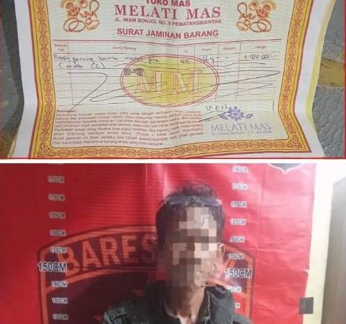  10 Bulan Buron, Polsek Dolok Masihul Polres Sergai Berhasil Tangkap Pelaku Pencurian Uang dan Emas