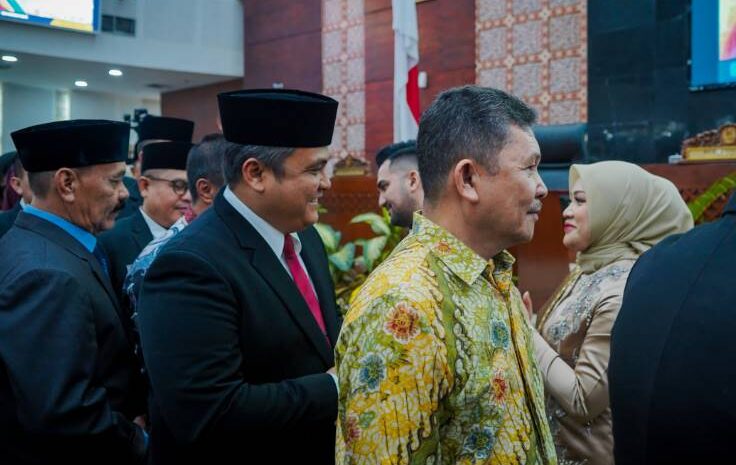  Pj Sekda Medan Hadiri Pelantikan Ketua DPRD Sumut