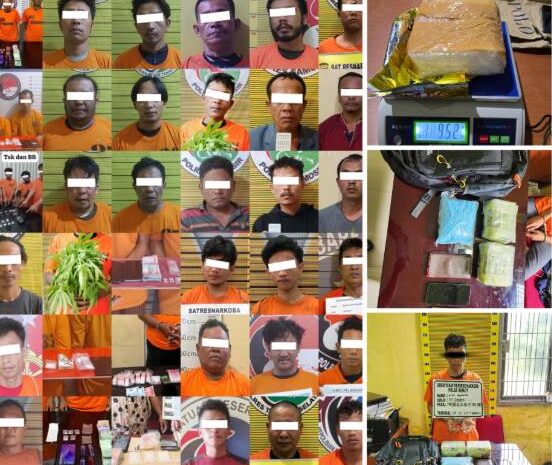  Januari 2025, Polda Sumut Tangkap 519 Tersangka Narkoba