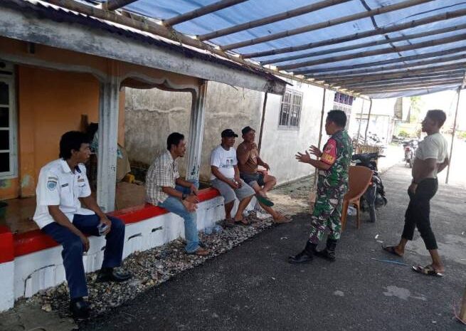  Komsos dan Sosialisasi Penerimaan Seleksi TNI AD TA 2025 oleh Babinsa Koramil 1311-07/Menui Kepulauan