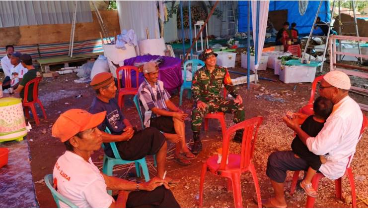  Pererat Silaturahmi, Babinsa Koramil 1311-08/Soyo Jaya Desa Sumara Jaya Anjangsana Dengan Tokoh Masyarakat dan Tokoh Agama
