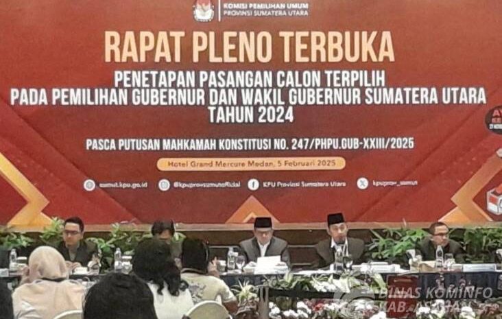  Raih 64,46% Suara, KPU Sumut Tetapkan H Surya BSc Sebagai Wagubsu Terpilih Periode 2025-2030