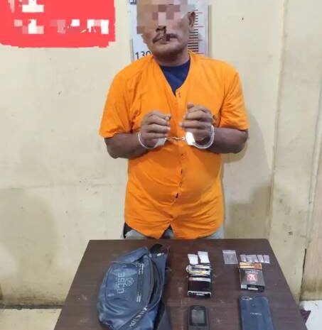  Satres Narkoba Polres Langkat Amankan Pelaku Kejahatan Narkotika Jenis Sabu