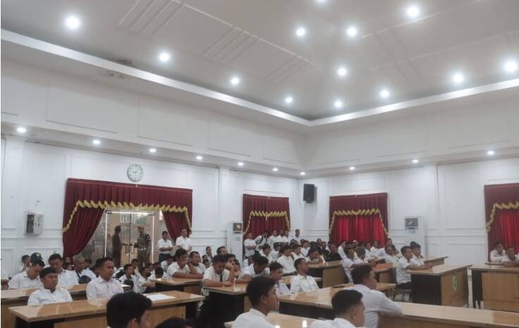  Pemkab Sergai Gelar Apel Gabungan Tenaga Honorer dan Tes Urine
