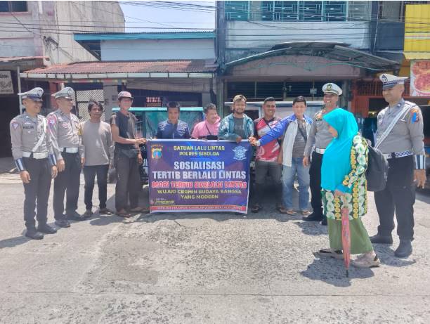  Hari Pertama Ops Keselamatan Toba 2025, Satlantas Polres Sibolga Imbau Warga Tertib Berlalu Lintas