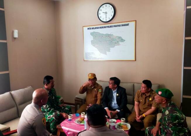  Kapolres Pakpak Bharat Gelar Coffee Morning Bersama Forkopimda Kabupaten Pakpak Bharat