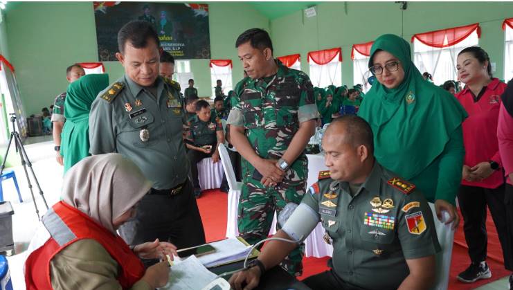  Persit Kartika Chandra Kirana Cabang LXVII Kodim 1311/Morowali Gelar Donor Darah Dalam Rangka Hut Persit Ke-79 Tahun 2025