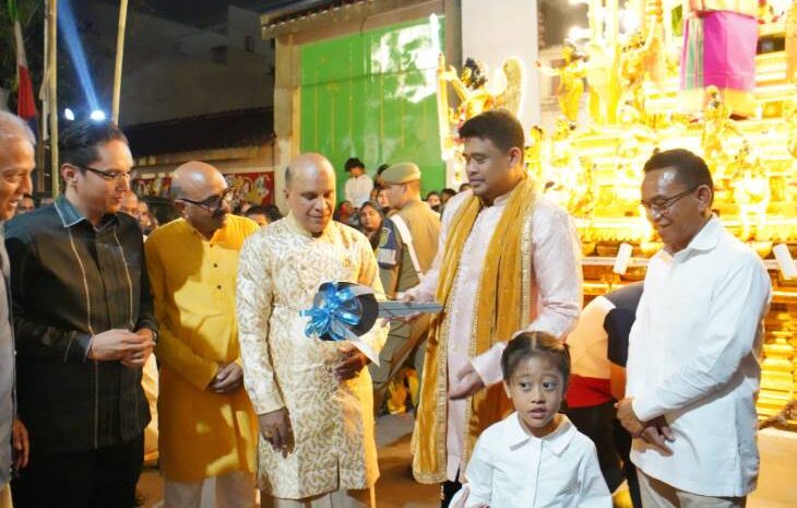  Hadiri Thaipusam Medan Street Festival 2025, Bobby Nasution Wujudkan Kolaborasi Bangun Hindu Center