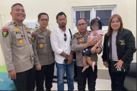  Kapolda Sumut Bantu Pengobatan Bocah Perempuan Korban Penganiayaan di Nias Selatan