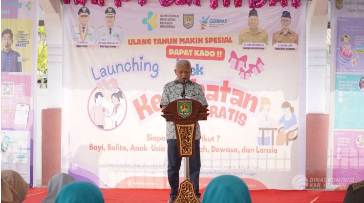  Bupati dan Wakil Bupati Launching Pemeriksaan Kesehatan Gratis di Asahan