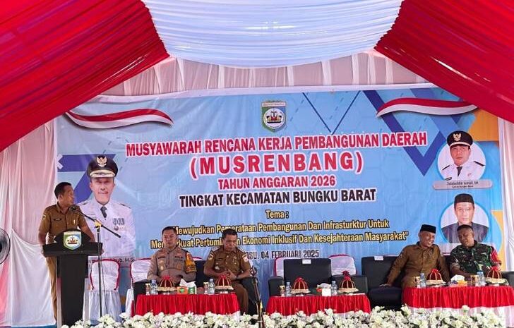  Kaban Bappelitbangda Sampaikan Arahan Pj Bupati Morowali di Musrenbang Bungku Barat