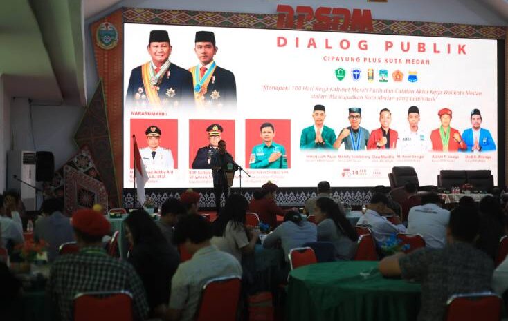  Dialog Publik Catatan Akhir Wali Kota, Cipayung Plus Menilai Bobby Nasution Masif Lakukan Pembangunan Infrastruktur