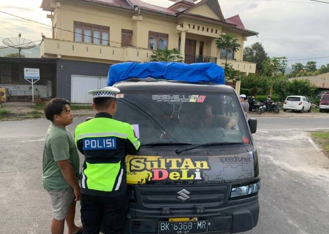  Hari Ke-6 Ops Keselamatan Toba 2025, Polres Pakpak Terus Lakukan Penilangan Kepada Pelanggar Aturan Berlalu Lintas