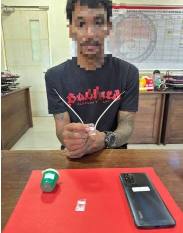  Kantongi Sabu, Personel Polres Morowali Amankan Pria Asal Limbo Makmur