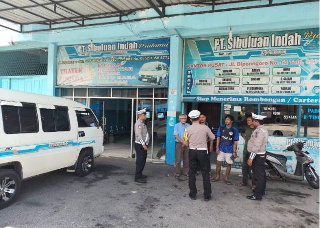  Satgas Preemtif Ops Keselamatan Toba 2025, Polres Sibolga Laksanakan Sosialisasi Kepada Pengemudi Angkutan Umum