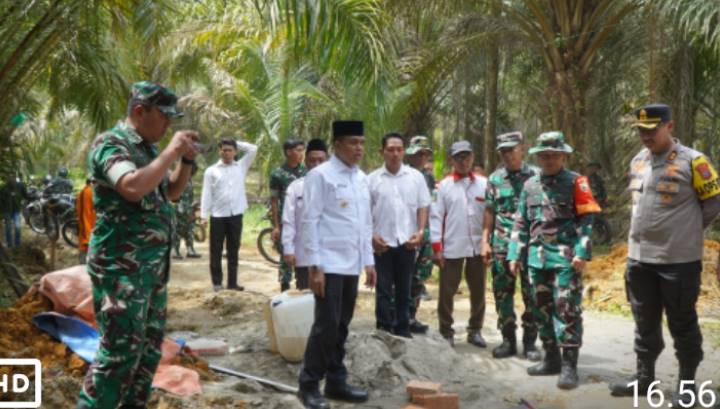  Kapolres Langkat Hadiri Upacara Pembukaan TMMD Ke-123 Tahun 2025