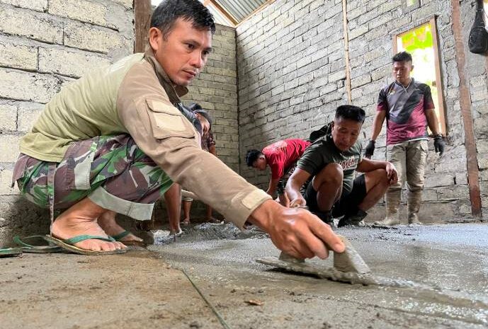  Dari Senjata ke Cangkul, Perjuangan Satgas TMMD Kodim 1311/Morowali: Membangun Asa di Setiap Batu dan Semen