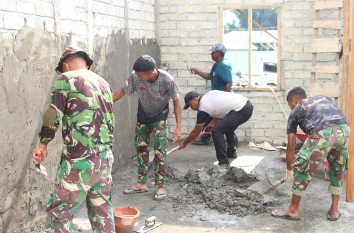  Satgas TMMD Kodim 1311/Morowali Bangun Asrama Pesantren, Santri: Terima Kasih TNI, Kami Lebih Nyaman Menghafal Al-Qur’an