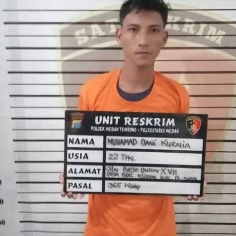  Pelaku Jambret Handphone Kawasan Bandar Khalipah Percut Dijerat Pasal 365 KUHP