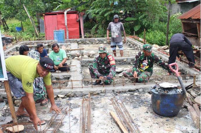  Kekompakan TNI-Polri dan Masyarakat dalam Satgas TMMD Ke-123 Kodim 1311/Morowali