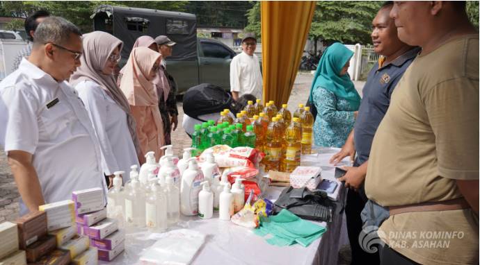  Jaga Stabilisasi Harga Pangan Jelang Ramadhan, Pemkab Asahan Gelar Pangan Murah