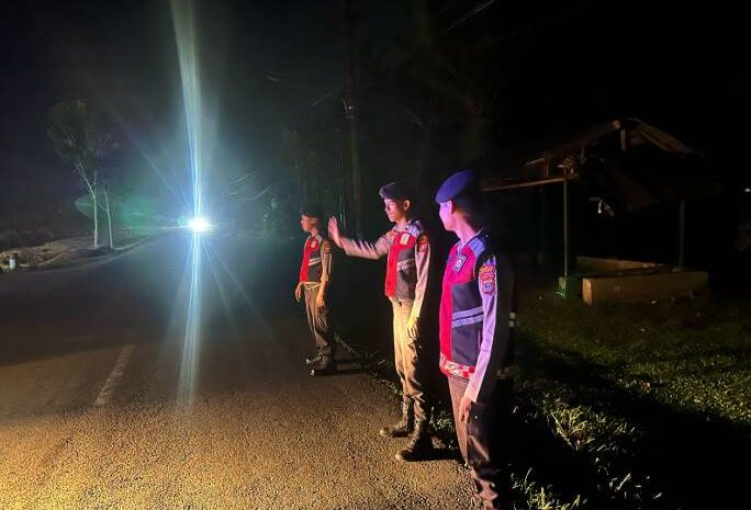  Beri Rasa Aman, Personel Sat Samapta Polres Batubara Tingkatkan Patroli Siang dan Malam hari