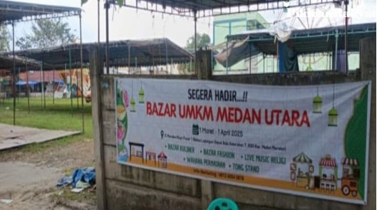  Warga Kelurahan Tanah Enam Ratus Medan Marelan Tolak Bazar UMKM