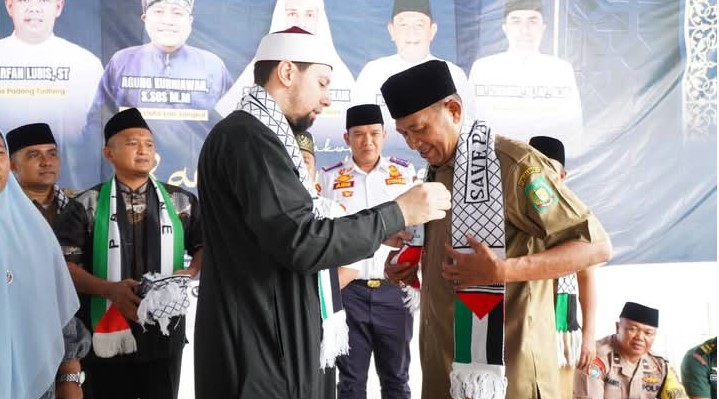  Bupati Langkat Syah Afandin Pimpin Tabligh Akbar, Serukan Solidaritas Untuk Rakyat Palestina