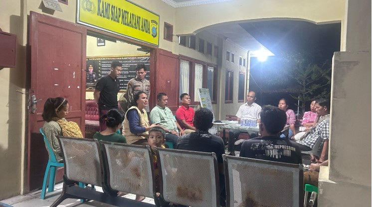  Kapolsek Sibolga Selatan Selesaikan Kasus Penganiayaan Dengan Restorative Justice