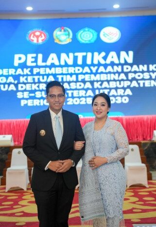  Airin Rico Waas Dilantik Jadi Ketua TP PKK, Pembina Posyandu dan Ketua Dekranasda Kota Medan