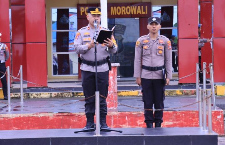  Polres Morowali Gelar Upacara Peringatan Hari Kesadaran Nasional