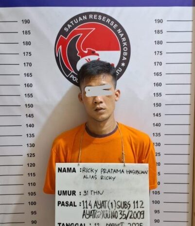  Residivis Diringkus Satres Narkoba Polres Labuhanbatu di Rantau Utara