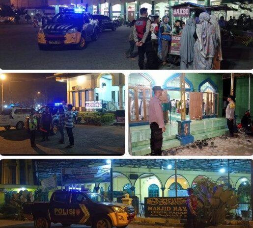  Polresta Deli Serdang Gelar Pengamanan Sholat Tarawih, Kapolresta: “Kami Siap Jaga Keamanan Umat Muslim Beribadah”