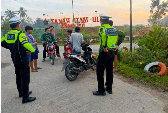  Piket Pawas Polres Batubara Patroli Keliling Cegah Aktivitas Asmara Subuh
