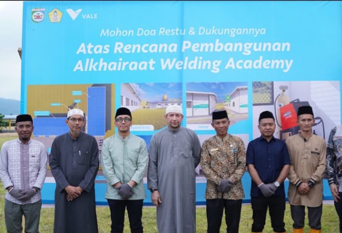  Dorong Pemberdayaan dengan Meningkatkan Daya Saing Tenaga Kerja Lokal, PT Vale dan Alkhairaat Gelar Peletakan Batu Pertama Welding Academy