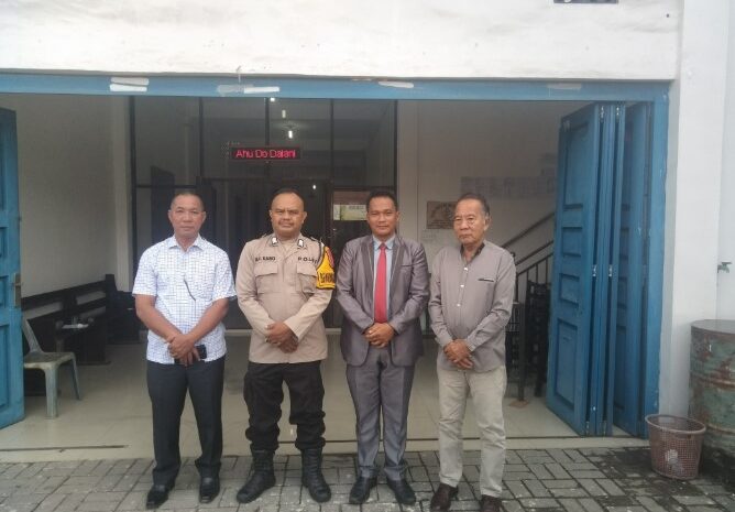 Polsek Indrapura Amankan Kegiatan Ibadah di Gereja HKBP Indrapura